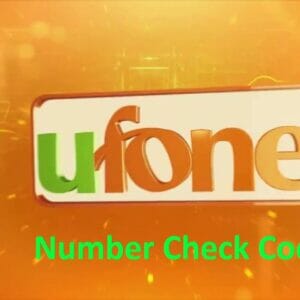 Ufone Number Check Code